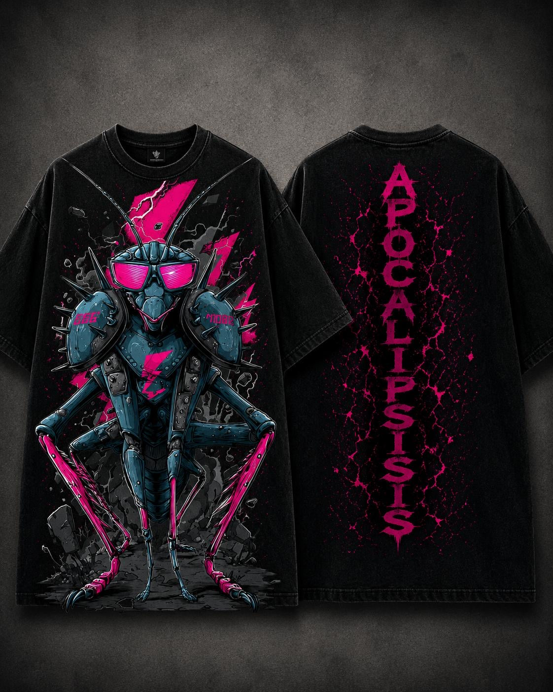 APOCALIPSIS MANTIS — Camiseta Oversized Cyber Edition