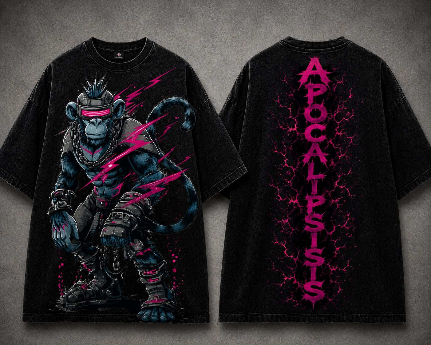 APOCALIPSIS MONKEY — Camiseta Oversized Urban Warrior